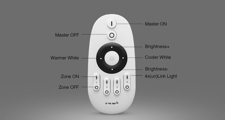 2.4G 4 Zone with RF CCT Remote Control