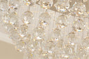 FluxTech - Modern Oval Droplet Crystal Chandelier Ceiling Light Fixture