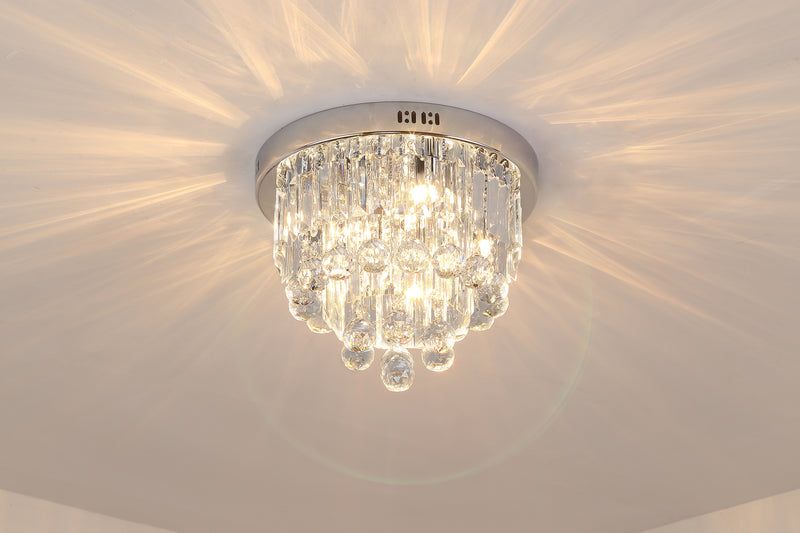 FluxTech - Modern Jewel Diamond Crystal Chandelier Ceiling Light