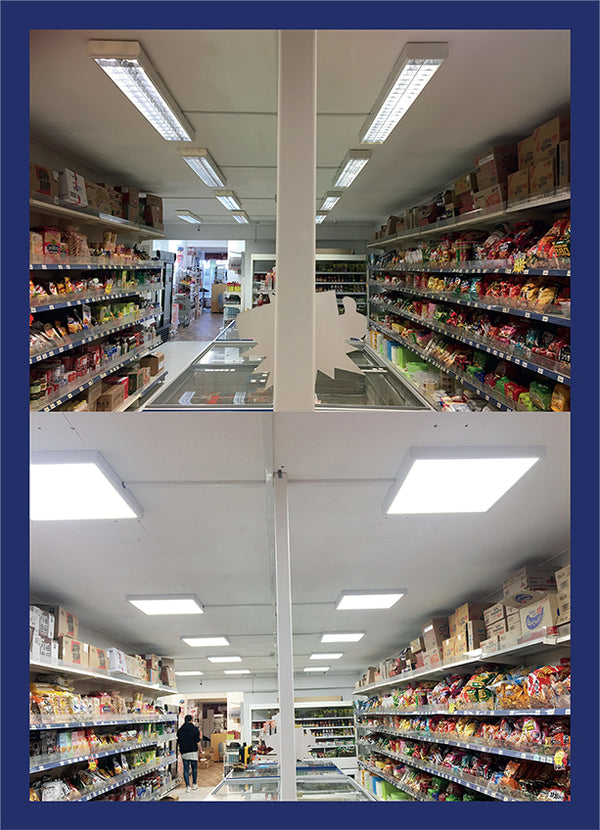 Supermarket Lighting Refurbishment - Panel Lights