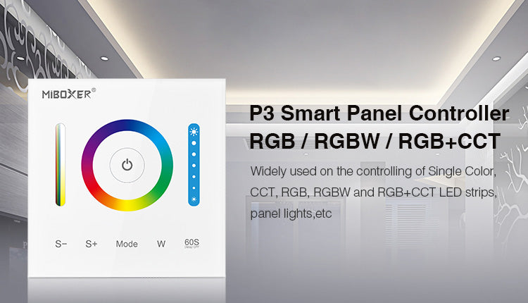 FluxTech - Smart Strip Light Panel Controller (RGB, RGBW, RGB+CCT)