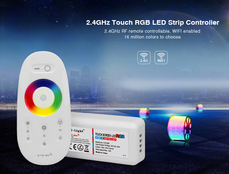 2.4G Touch RGB LED Strips Controller Set