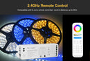 FluxTech - 5 In 1 LED Strip Light Controller for Single Colour/ CCT/ RGB/ RGBW/ RGB+CCT Strips Light