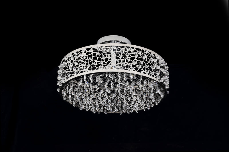 FluxTech - Modern Starburst Crystal Pendant Ceiling Light