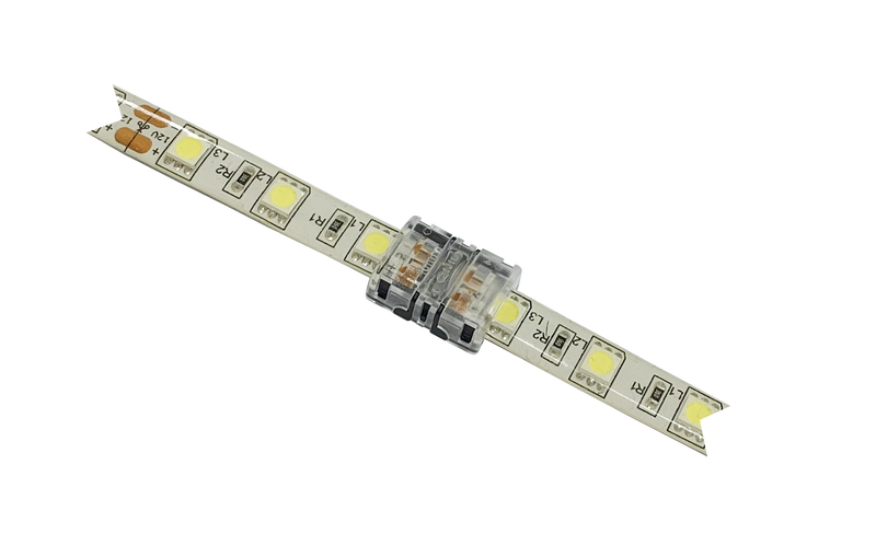 FluxTech 2-Pin Single Colour LED Strip to Strip Connector for 10mm Watreproof 5050 LED Strip Light