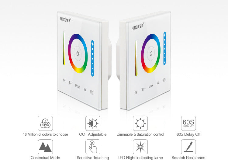 FluxTech - Smart Strip Light Panel Controller (RGB, RGBW, RGB+CCT)