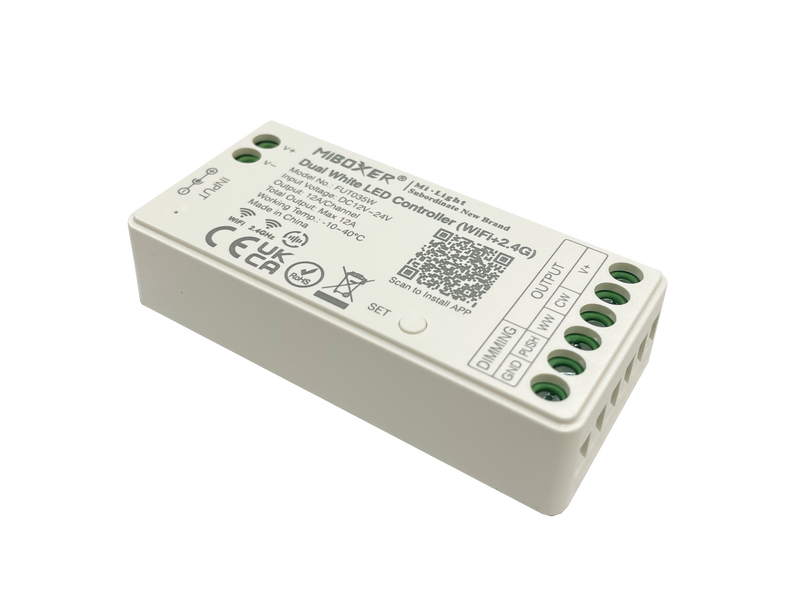 FluxTech ® WiFi Smart Dual White CCT LED Strip Controller